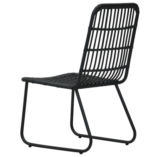 Garden Chairs 2 pcs Poly Rattan , Garden Chairs , Furniture -,garden decor,new-305021,Outdoor Chairs,Outdoor Furniture -,Outdoor Seating -,Patio Furniture,poly rattan,set of 2,Weather-resistant