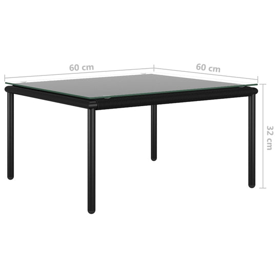 6 Piece Garden Lounge Set with Cushions PVC