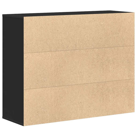 Sideboard Black 88x30x70 cm Engineered Wood