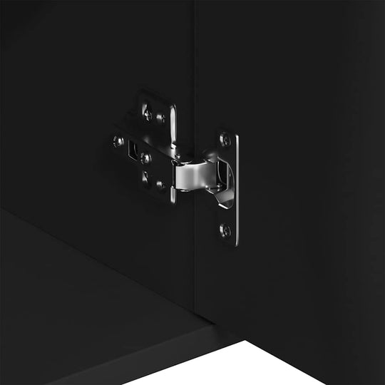 Sideboard Black 88x30x70 cm Engineered Wood