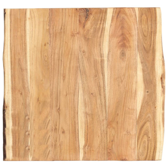 Table Top Solid Acacia Wood 58x(50-60)x3.8 cm