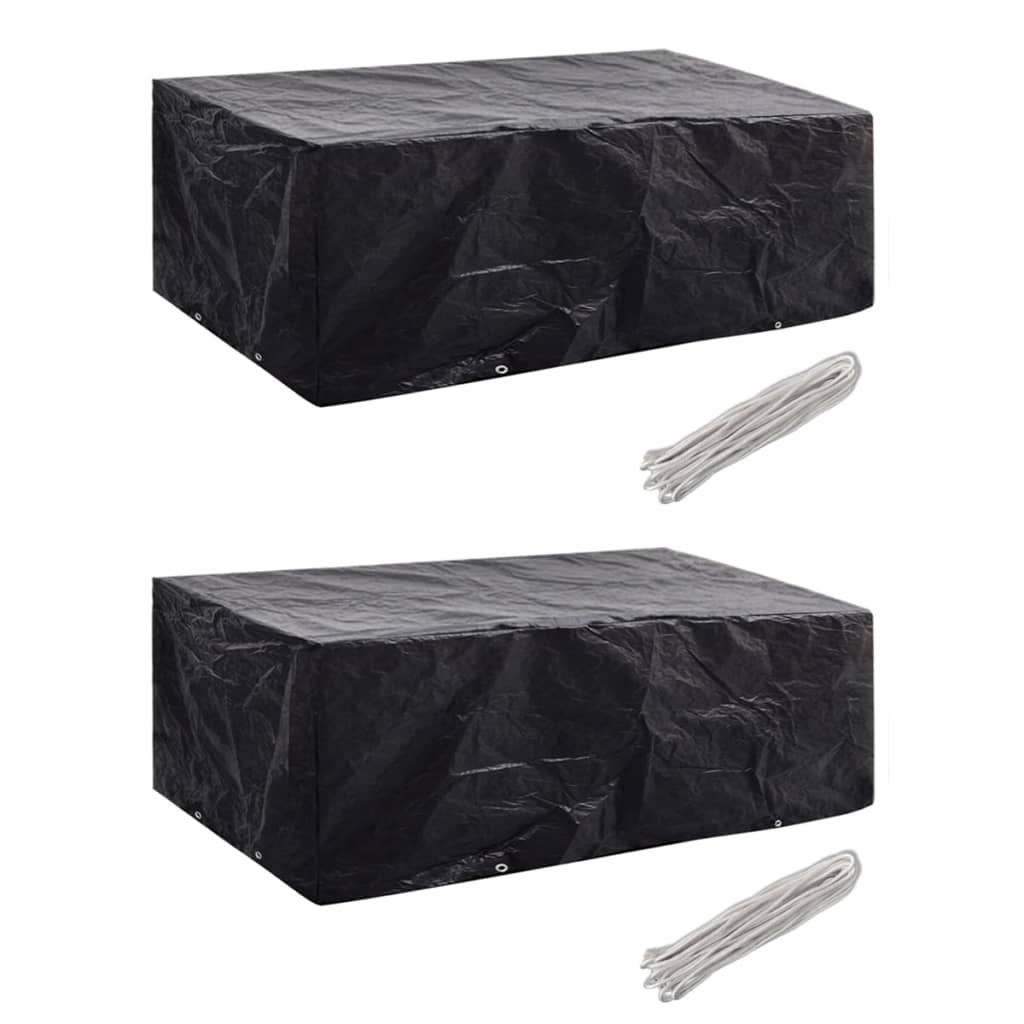 Garden Furniture Covers 2 pcs 8 Eyelets 200x160x70 cm , Furniture -> Outdoor Furniture Accessories -> Outdoor Furniture Covers , Durable,Furniture -,Home & Garden -,new-305021,Outdoor Furniture -,Outdoor Furniture Accessories -,Outdoor Furniture Covers