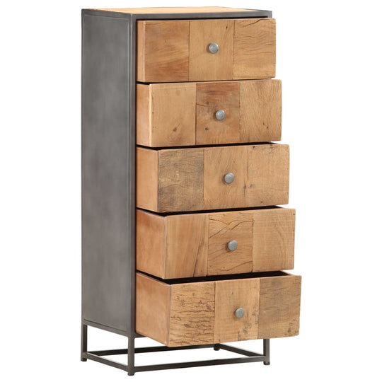 Drawer Cabinet 45x30x100 cm Solid  Reclaimed Wood