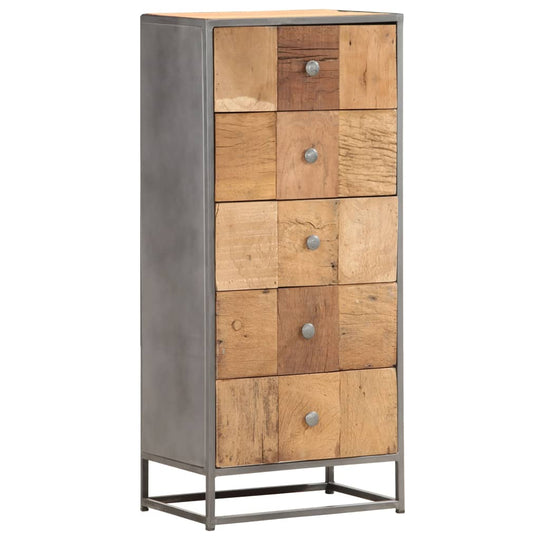 Drawer Cabinet 45x30x100 cm Solid  Reclaimed Wood