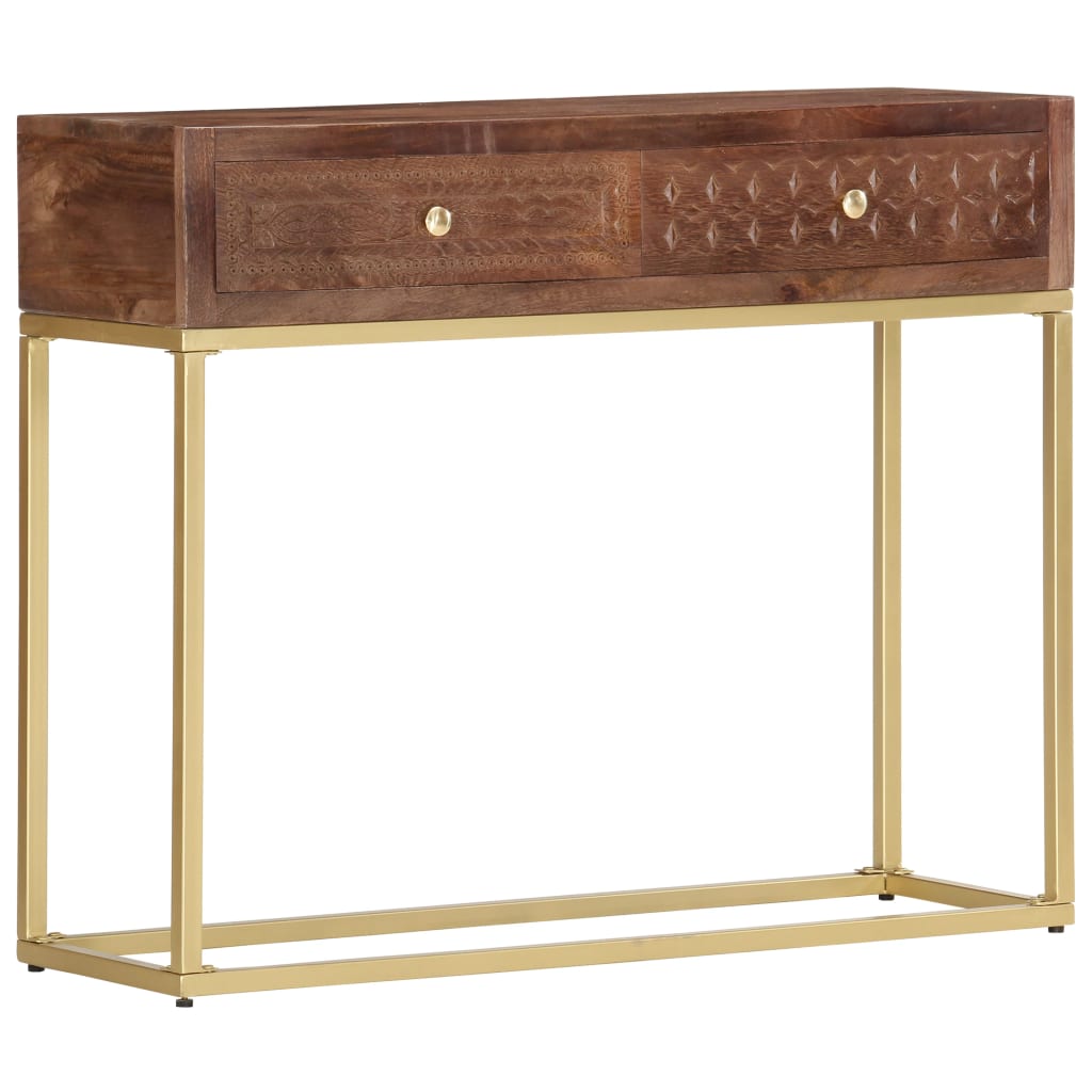 Console Table 90x30x75 cm Solid Mango Wood