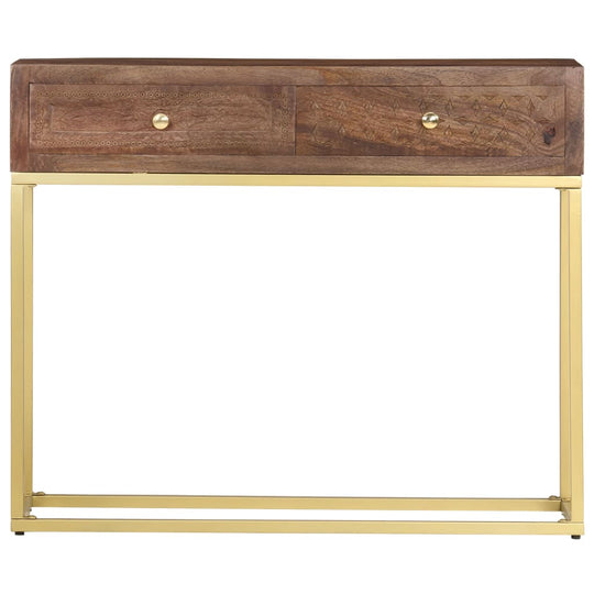 Console Table 90x30x75 cm Solid Mango Wood