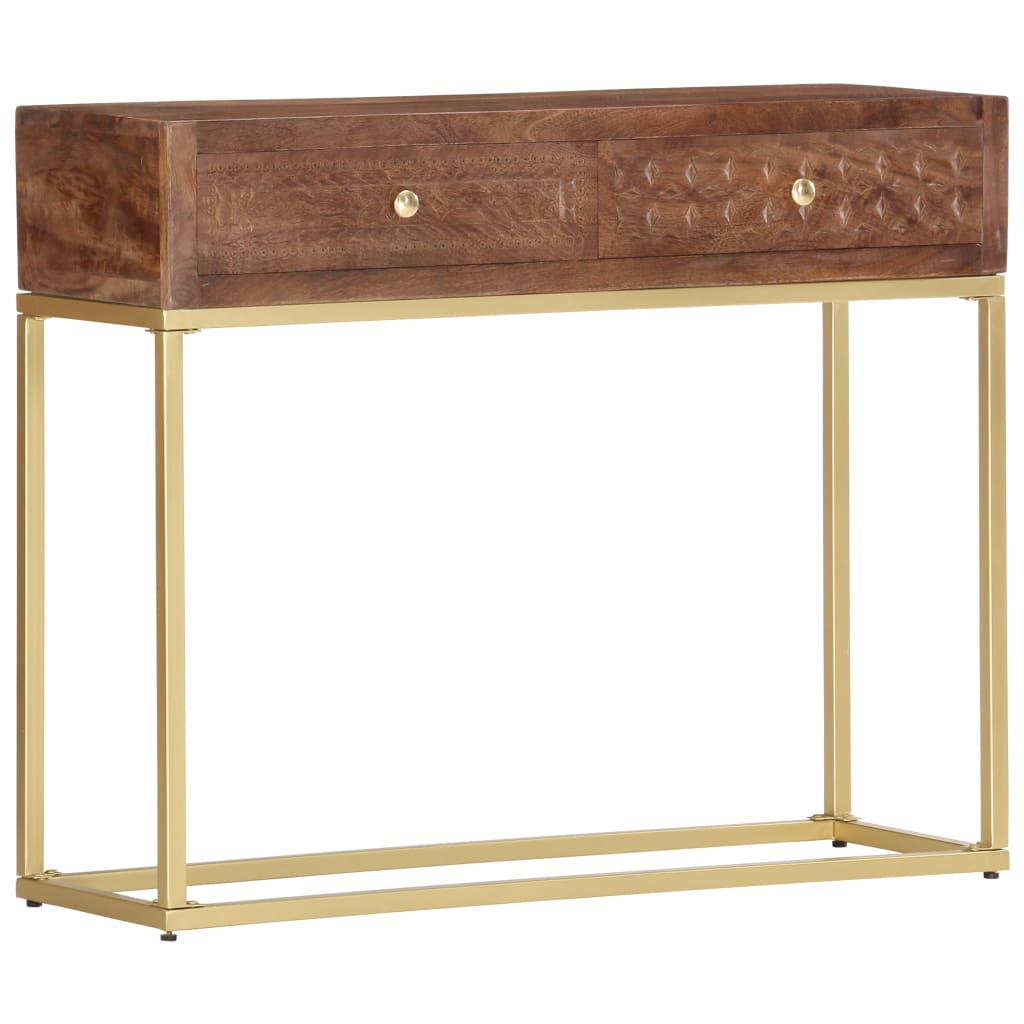 Console Table 90x30x75 cm Solid Mango Wood