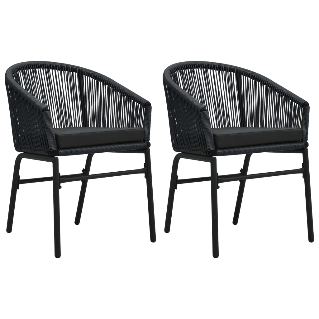 Garden Chairs 2 pcs PE Rattan , Furniture -> Outdoor Furniture -> Outdoor Seating -> Outdoor Chairs , Durable,eligant,Furniture -,Home & Garden -,Modern Design,new-305021,Outdoor Chairs,Outdoor Furniture -,Outdoor Seating -