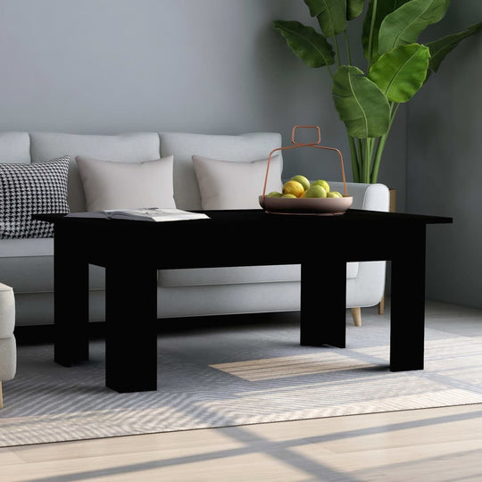 Coffee Table Black 100x60x42 cm Engineered Wood