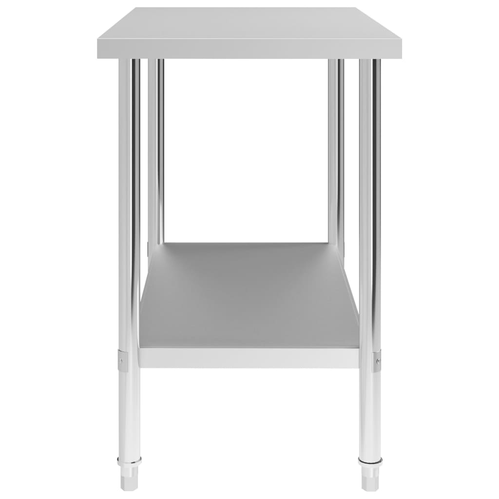 Kitchen Work Table 100x60x85 cm Stainless Steel