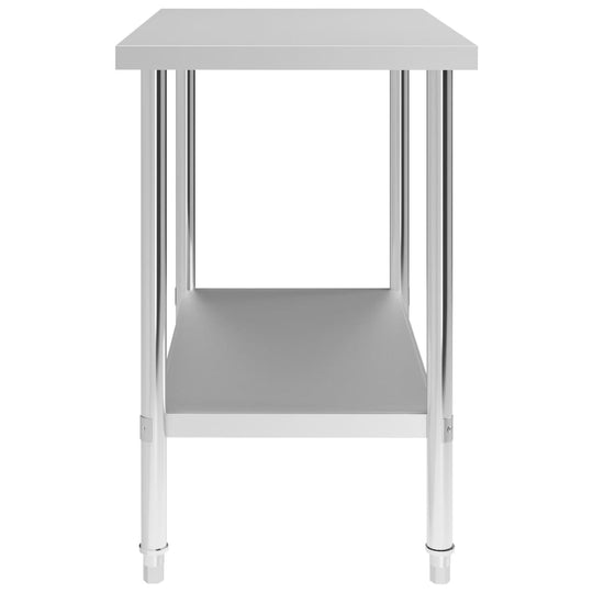 Kitchen Work Table 100x60x85 cm Stainless Steel