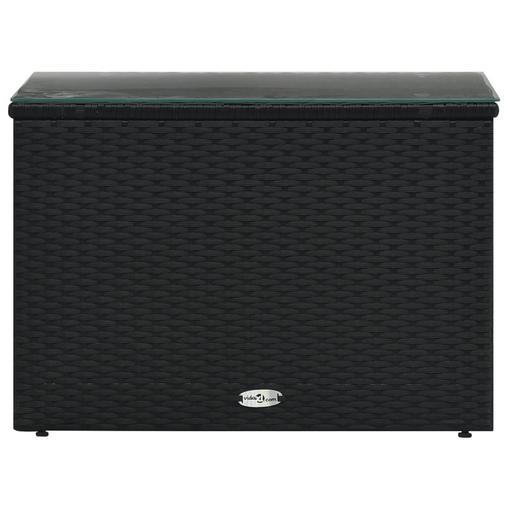 Garden Lounge 5 Piece Set with Cushions Poly Rattan