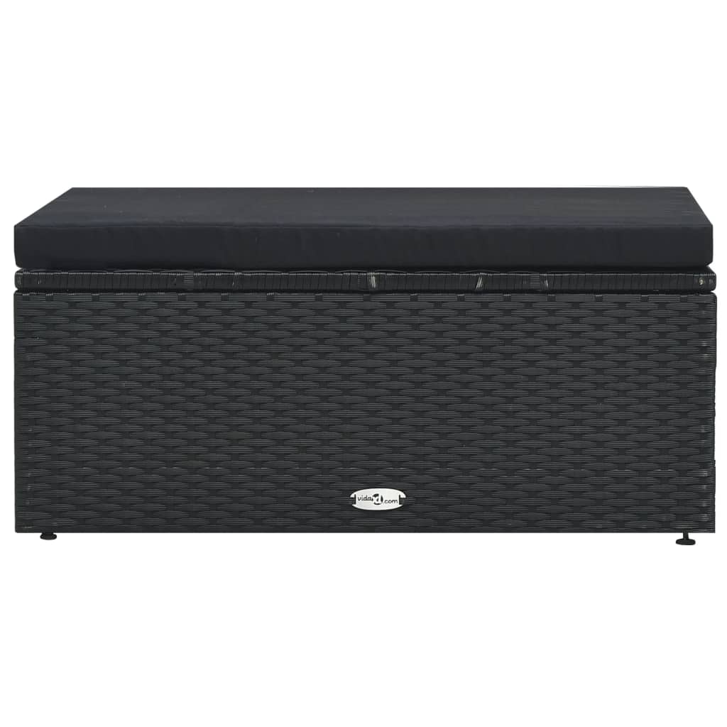 Garden Lounge 5 Piece Set with Cushions Poly Rattan