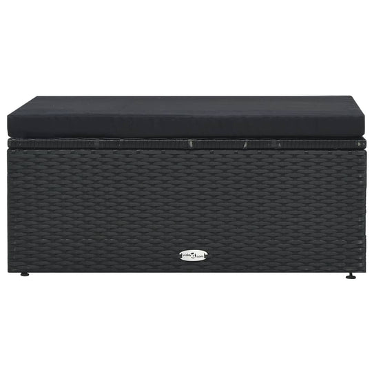 Garden Lounge 5 Piece Set with Cushions Poly Rattan