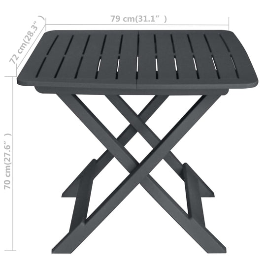 3 Piece Folding Bistro Set Plastic , Furniture -> Outdoor Furniture -> Outdoor Furniture Sets , Durable,eligant,Furniture -,Home & Garden -,Modern Design,new-305021,Outdoor Furniture -,Outdoor Furniture Sets