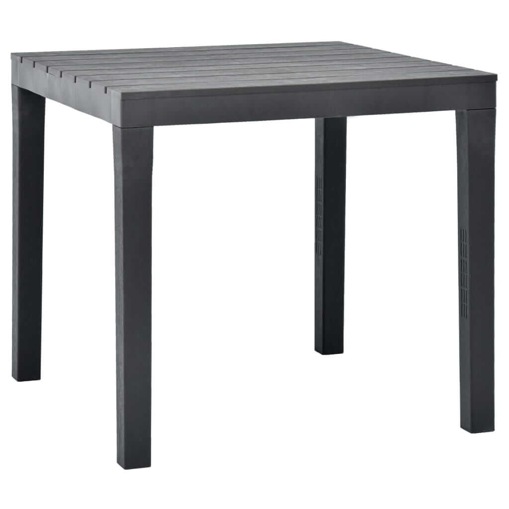 Garden Table 78x78x72 cm Plastic , Furniture -> Outdoor Furniture -> Outdoor Tables