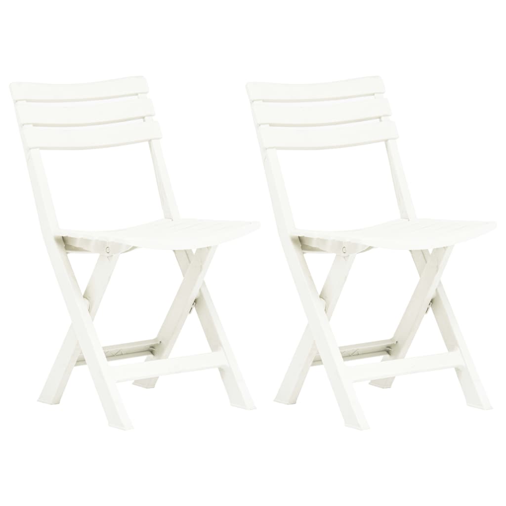 Folding Garden Chairs 2 pcs Plastic , Furniture -> Outdoor Furniture -> Outdoor Seating -> Outdoor Chairs