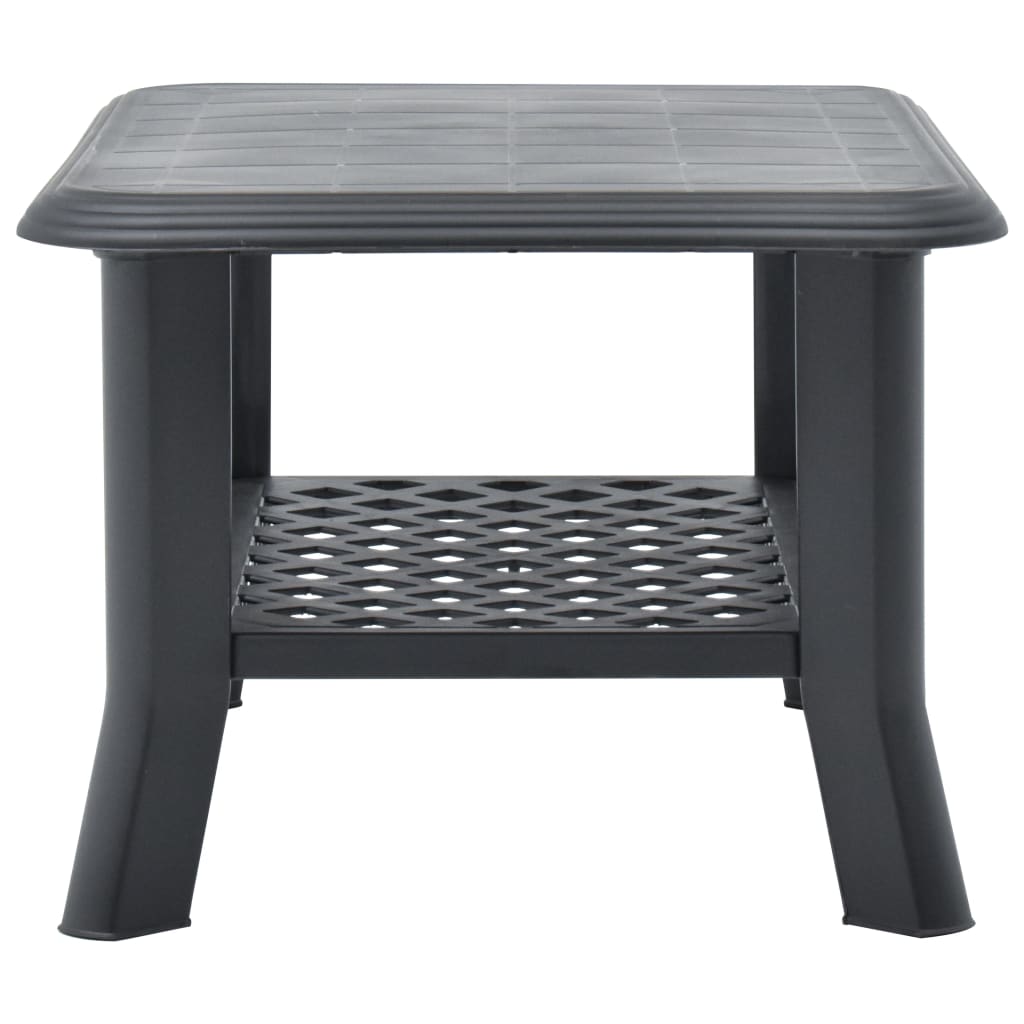 Coffee Table Anthracite 90x60x46 cm Plastic