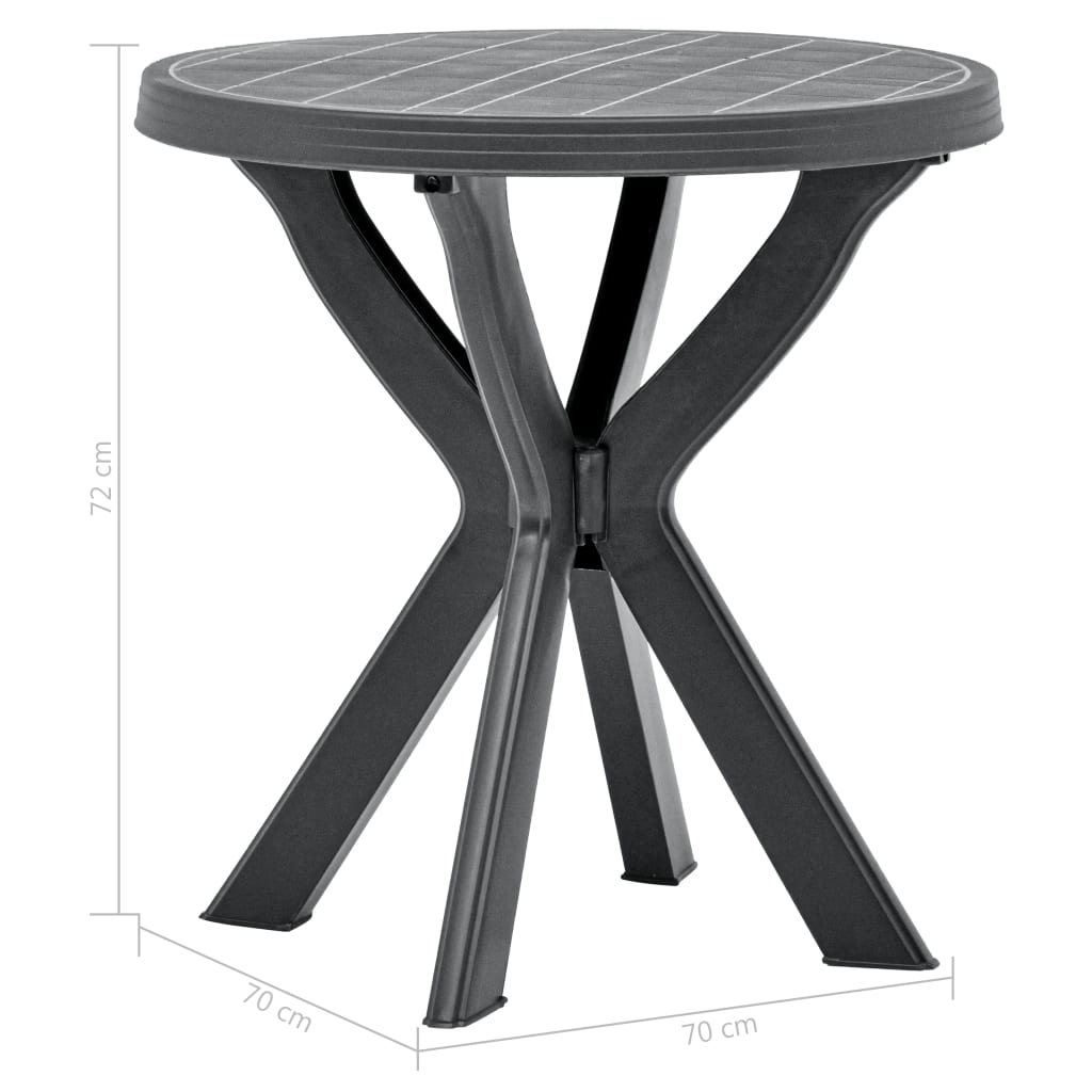 Bistro Table  Ø70 cm Plastic