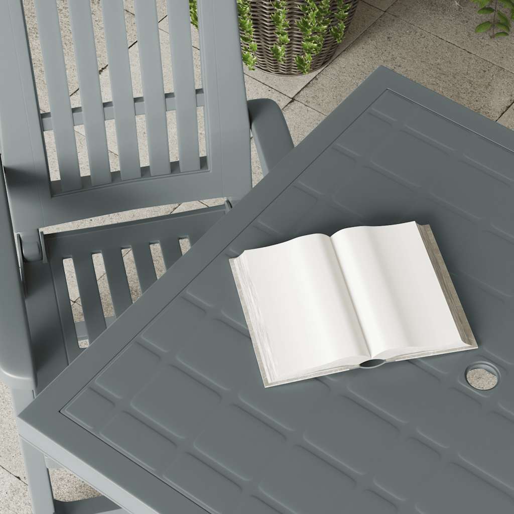 طاولة حديقة بلاستيكية 80×75×72 سم