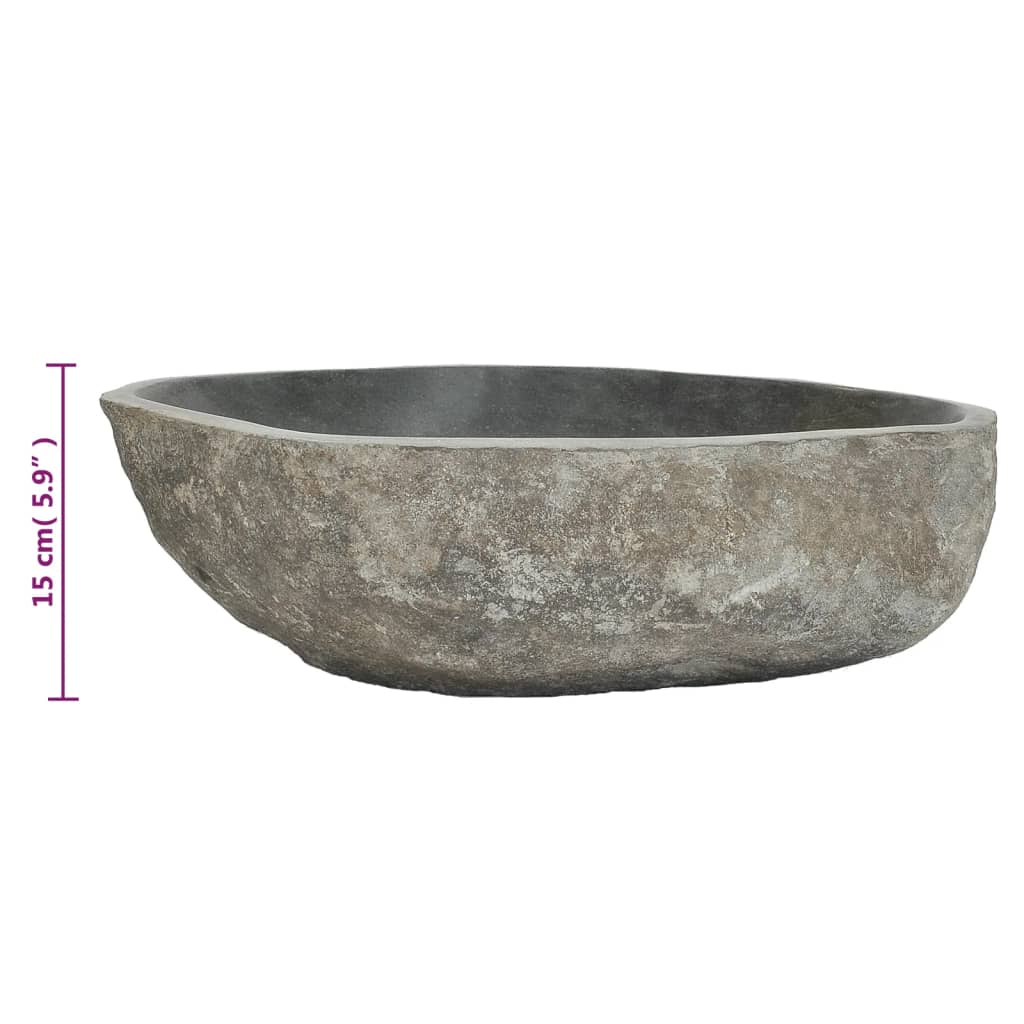 Basin River Stone Oval (45-53)x(34-41) cm