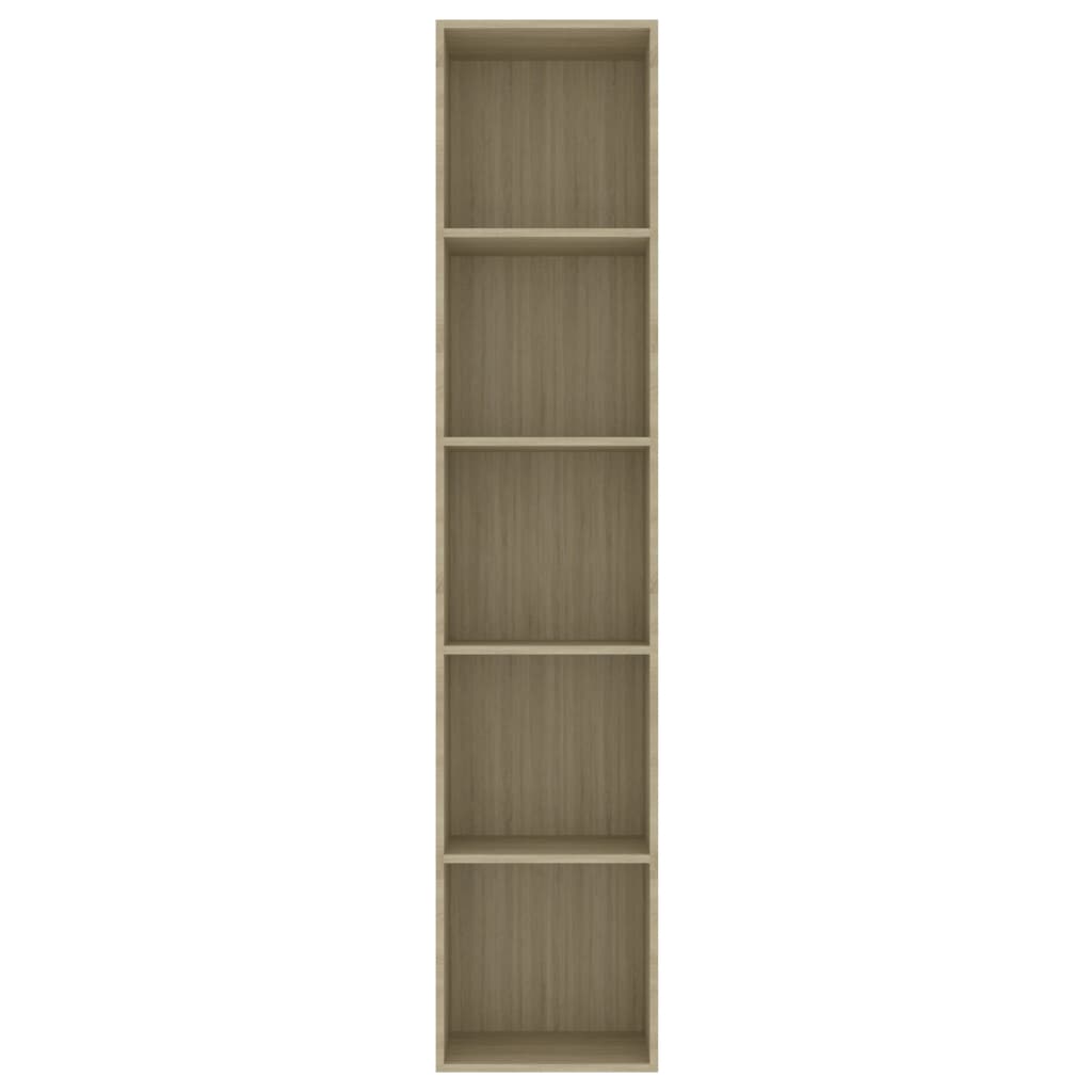 Book Cabinet Sonoma Oak 40x30x189 cm Engineered Wood , Book Cabinet , Bookcases & Standing Shelves,Cabinets & Storage -,Durable,eligant,Furniture -,Home Decor,Home Furnishings,Luxury Furniture,Modern Design,new-305021,Shelving -,Storage & Organisation -,S