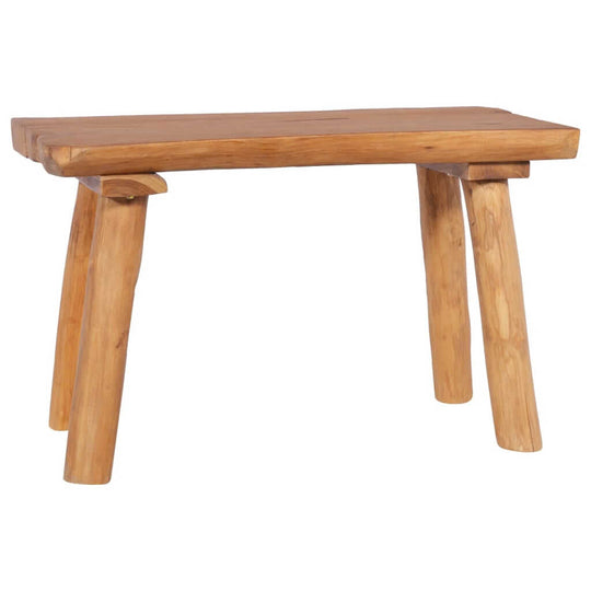 Solid teak wood garden bench with unique design, perfect for indoor and outdoor use, enhancing furniture decor.