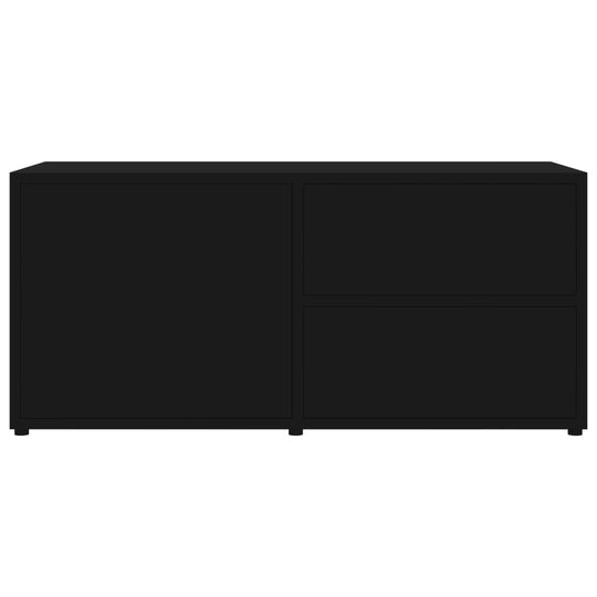 TV Cabinet Black 80x34x36 cm Engineered Wood