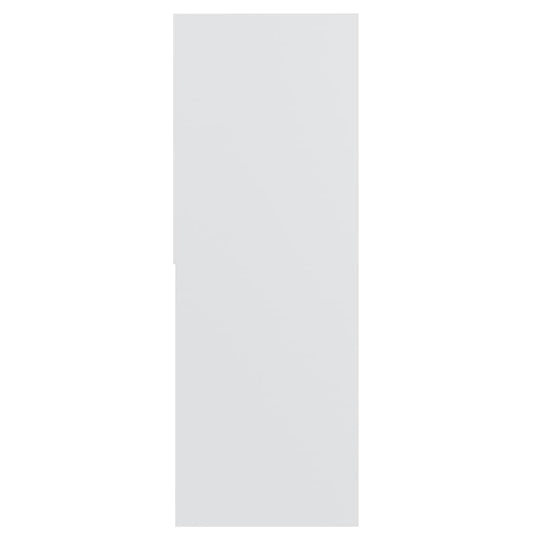 Book Cabinet 67x24x161 cm Engineered Wood front view with sleek design and smooth finish.