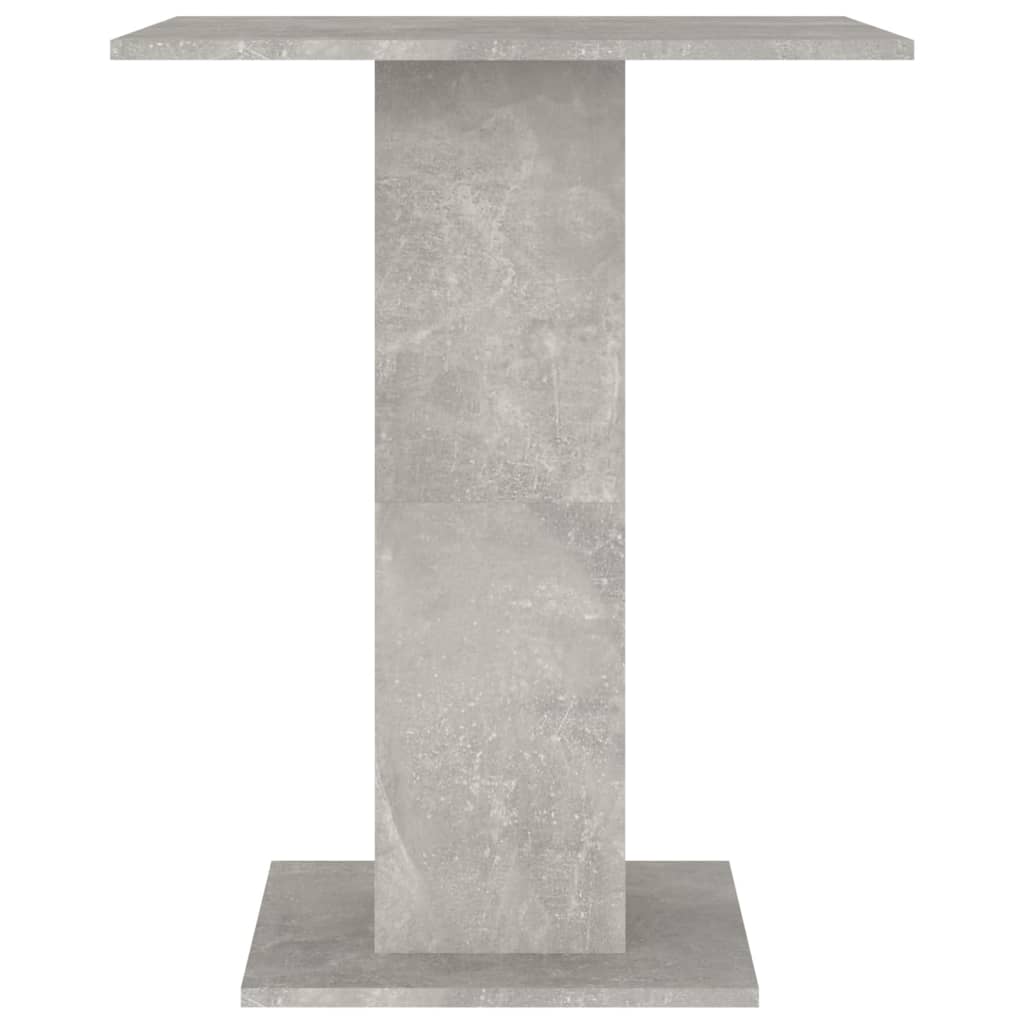 Bistro Table Concrete 60x60x75 cm Engineered Wood , Furniture -> Tables -> Kitchen & Dining Room Tables , concret finish,Durable Construction,eligant,Furniture -,Kitchen & Dining -,Kitchen & Dining Room Tables,Modern Design,new-305021,Tables -,Wooden Furn