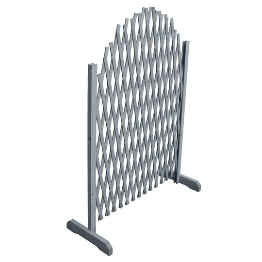 Trellis Fence Solid Firwood .8x1 m