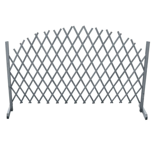 Trellis Fence Solid Firwood .8x1 m