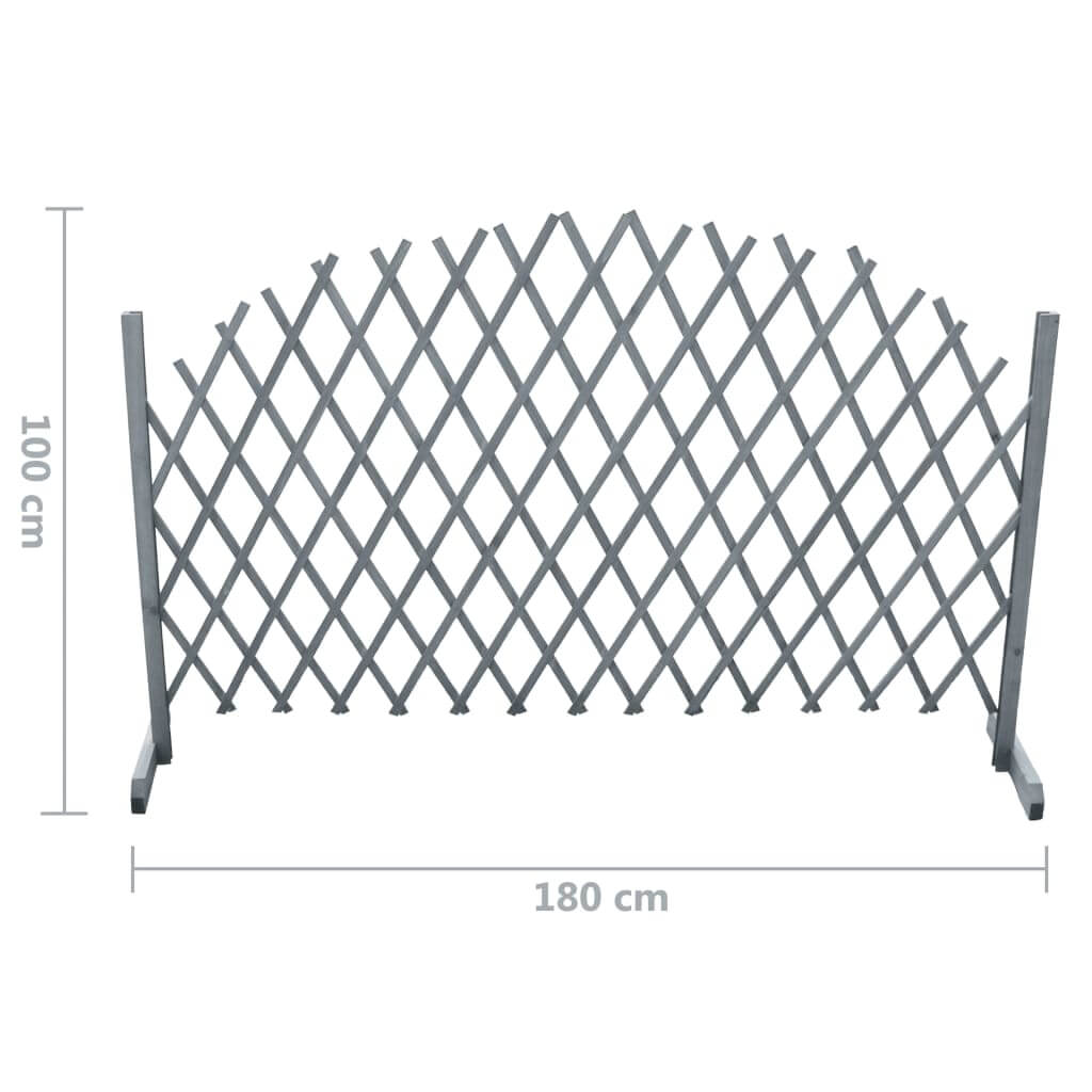 Trellis Fence Solid Firwood .8x1 m