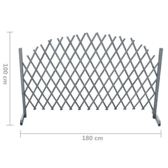 Trellis Fence Solid Firwood .8x1 m