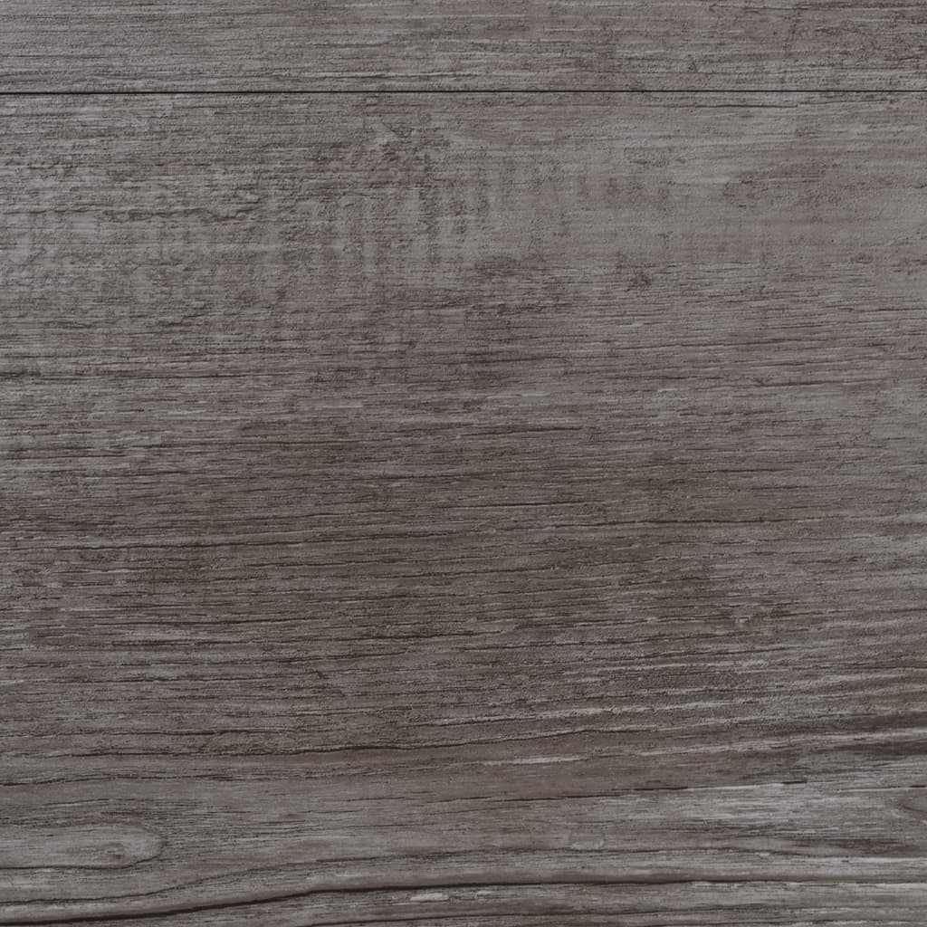 Matt wood brown PVC flooring plank with a textured wood grain finish, ideal for modern furniture and home decor.