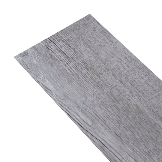 PVC Flooring Planks 5.02 m² 2 mm Self-adhesive Matt Wood Grey