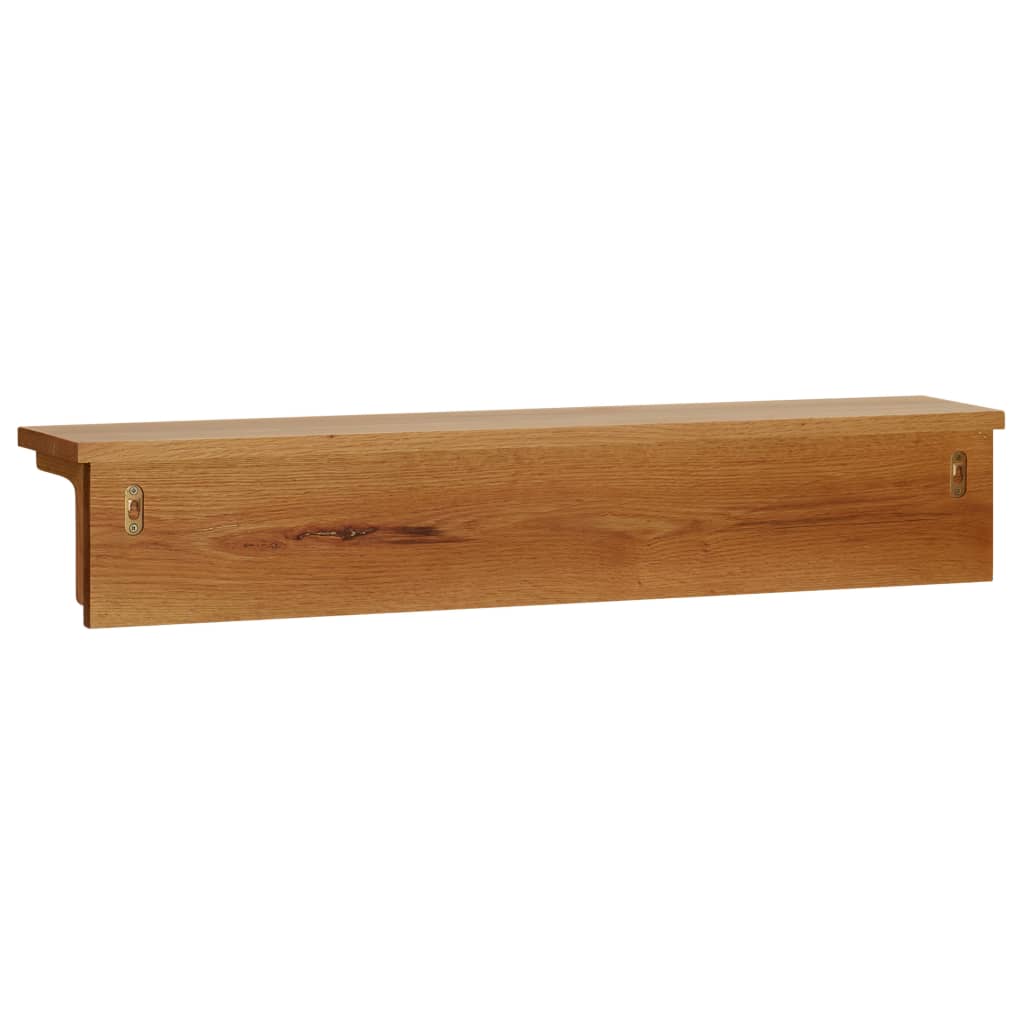 Solid oak wood coat rack with 9 hooks for indoor and outdoor use, perfect for home, garden, or patio furniture settings.