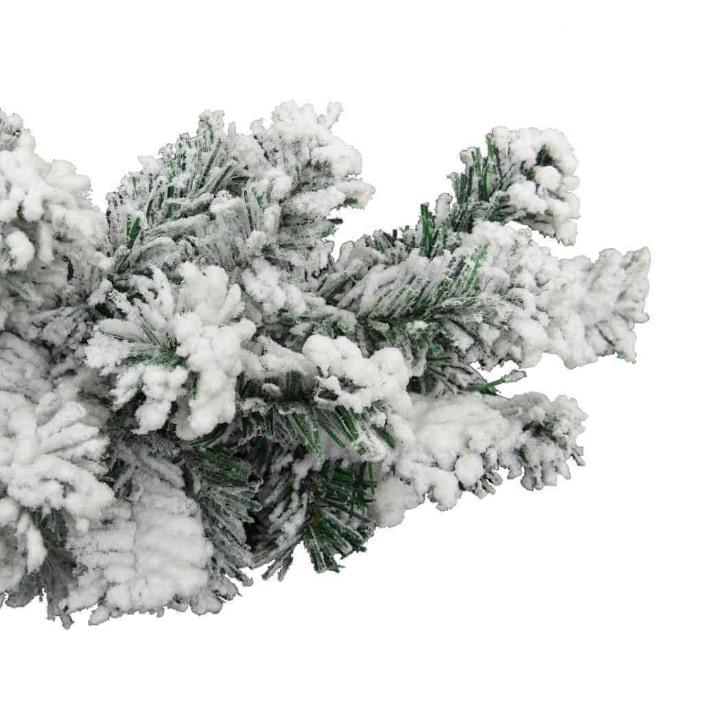 Christmas Garland with Flocked Snow   PVC