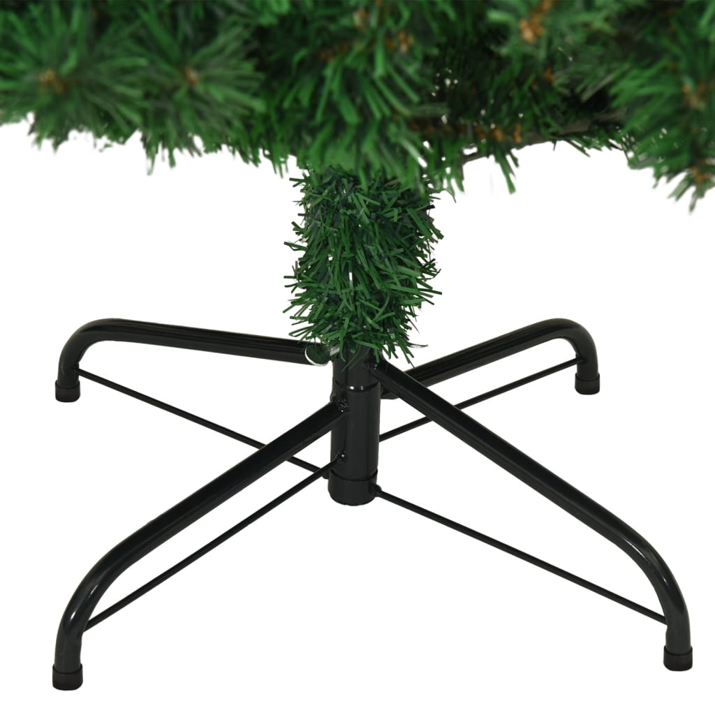 Artificial Christmas Tree with Thick Branches Green 180 cm PVC