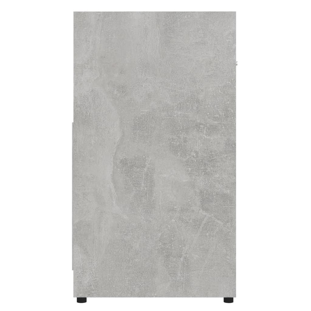 Bathroom Cabinet Concrete Grey 60x33x61 cm Engineered Wood