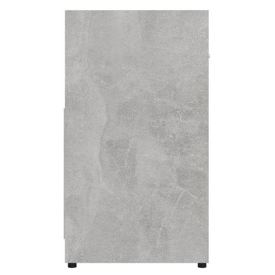 Bathroom Cabinet Concrete Grey 60x33x61 cm Engineered Wood