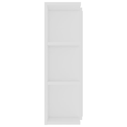 Bathroom Mirror Cabinet 80x20.5x64 cm Engineered Wood , Mirror Cabinet , Bathroom Vanity Units,Cabinets & Storage -,Frameless,Furniture -,Hardware -,Home Decor,Home Furnishings,Interior Design,Modern Design,new-305021,Outdoor Benches,Vanity Units -