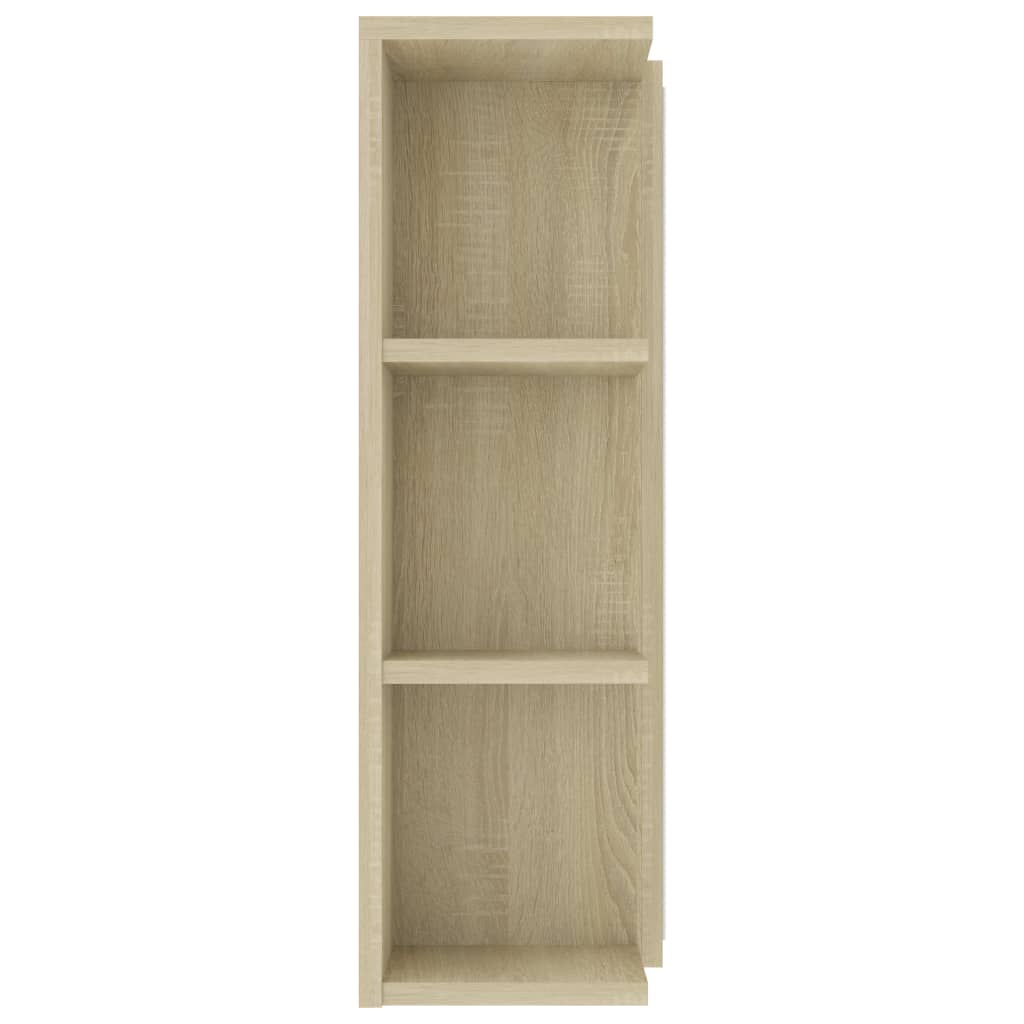 Bathroom Mirror Cabinet 80x20.5x64 cm Engineered Wood , Mirror Cabinet , Bathroom Vanity Units,Cabinets & Storage -,Frameless,Furniture -,Hardware -,Home Decor,Home Furnishings,Interior Design,Modern Design,new-305021,Outdoor Benches,Vanity Units -