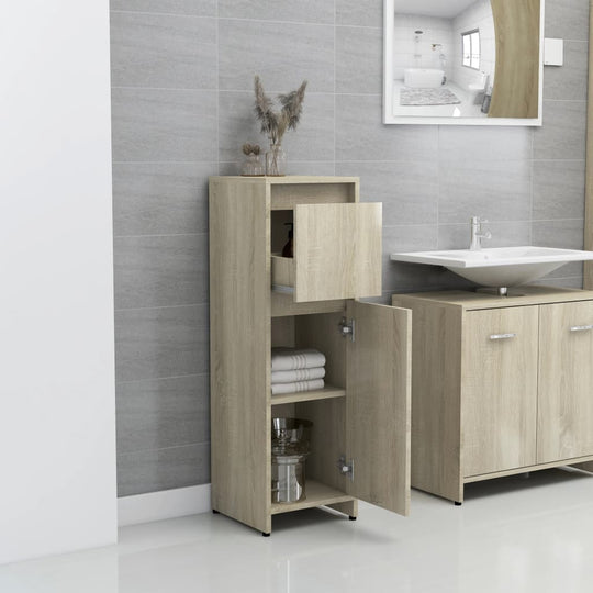 Bathroom Cabinet 30x30x95 cm Engineered Wood , Furniture -> Furniture Sets -> Bathroom Furniture Sets , Bathroom Furniture Sets,Durable,eligant,Furniture -,Furniture Sets -,Home & Garden -,Modern Design,new-305021,Wooden Furniture