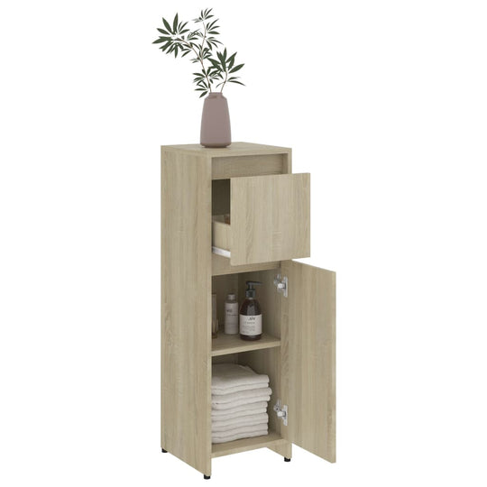 Bathroom Cabinet 30x30x95 cm Engineered Wood , Furniture -> Furniture Sets -> Bathroom Furniture Sets , Bathroom Furniture Sets,Durable,eligant,Furniture -,Furniture Sets -,Home & Garden -,Modern Design,new-305021,Wooden Furniture