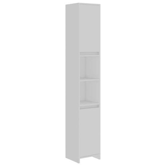 Bathroom Cabinet 30x30x183.5 cm Engineered Wood - sleek design with 6 compartments and 2 doors.
