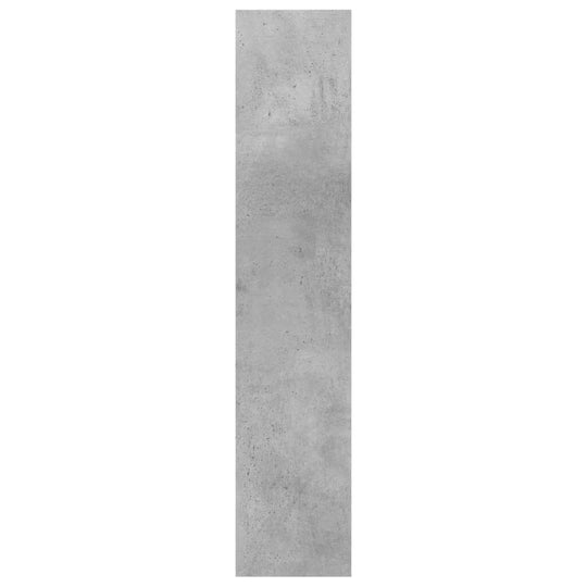 Concrete grey panel for wall shelf, 90x16x78 cm, sleek engineered wood design for modern decor.