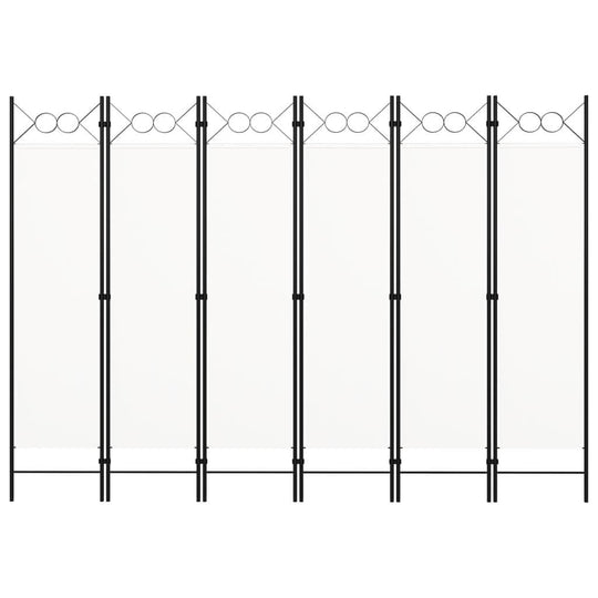 6-panel room divider with circle design, perfect for outdoor furniture 🍃, patio, or garden set, adds elegance to any living space.