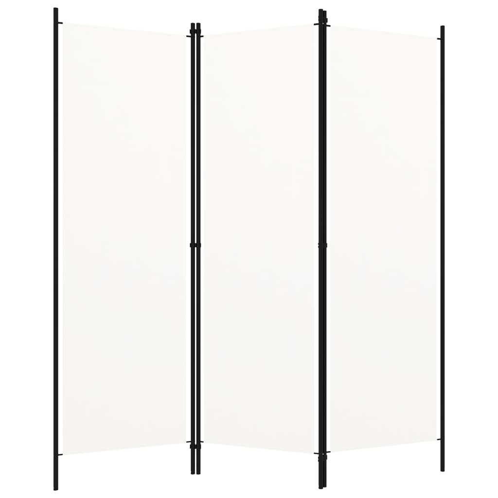 3-Panel Room Divider Cream 150x180 cm , Furniture -> Room Dividers