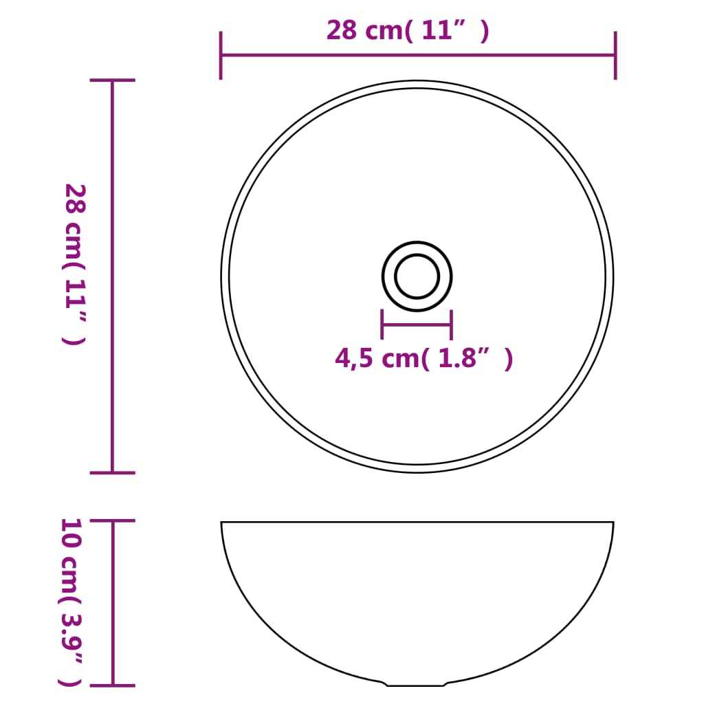 Bathroom Sink Ceramic Matt Round , Hardware -> Plumbing -> Plumbing Fixtures -> Sinks -> Bathroom Basins , Bathroom Basins,Durable,eligant,Hardware -,Modern Design,new-305021,Plumbing -,Plumbing Fixtures -,Sinks -